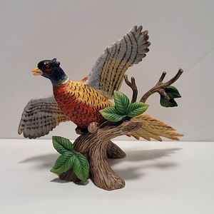 2001 "Autumn Flight" Pheasant by Lenox porcelain figurine